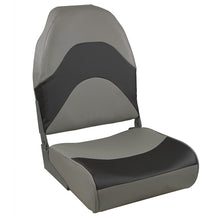 Springfield Premium Wave Folding Seat - Grey with Meteor Stripe