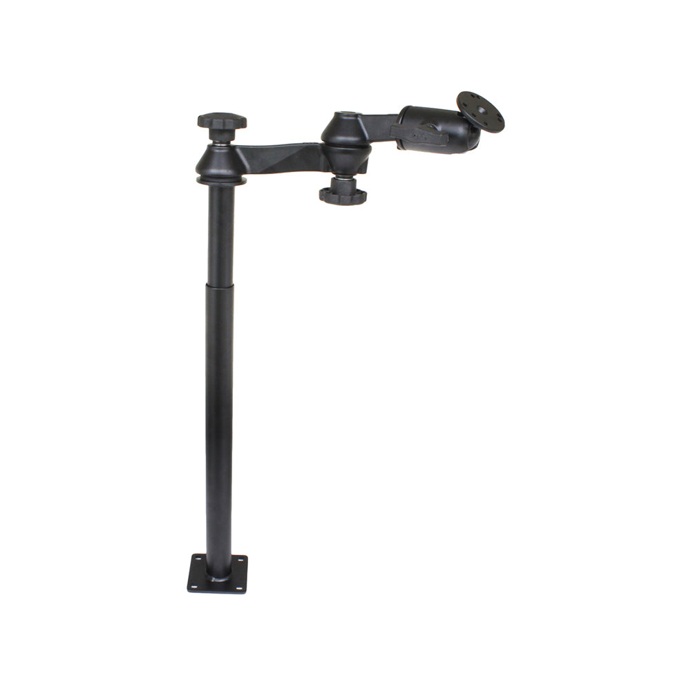 RAM Mount RAM® Tele-Pole™ with 12" & 18" Poles, Double Swing Arms & Round Plate