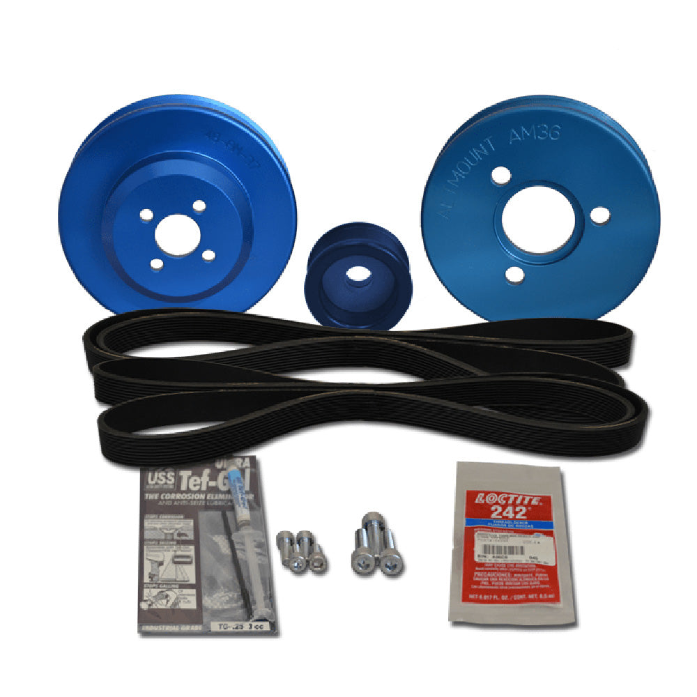 Balmar Pulley Kit for Yanmar 3JH5, 3JH4-E, 4JH4-E, 4JH5, 4JH5-E