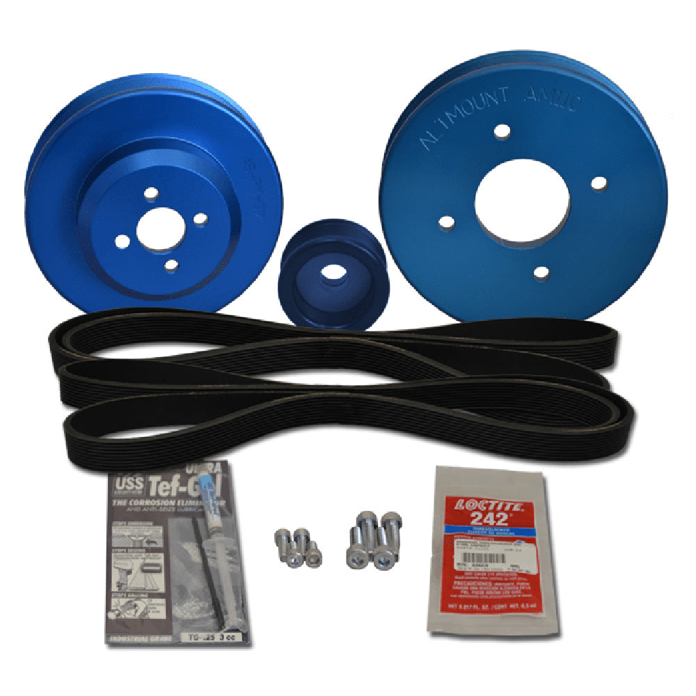 Balmar Pulley Kit for Yanmar 3JH2-TE, 3JH2-E