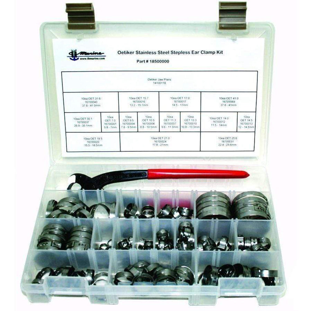 T-H Marine Oetiker Stepless Clamp Kit with Pliers