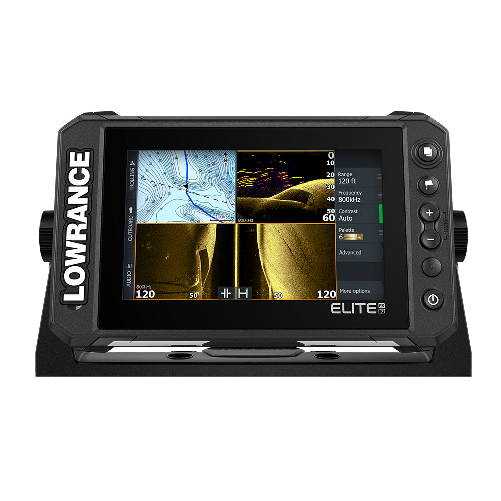 Lowrance Elite FS 7 Chartplotter/Fishfinder with Active Imaging™ 3-in-1 Transom Mount Transducer
