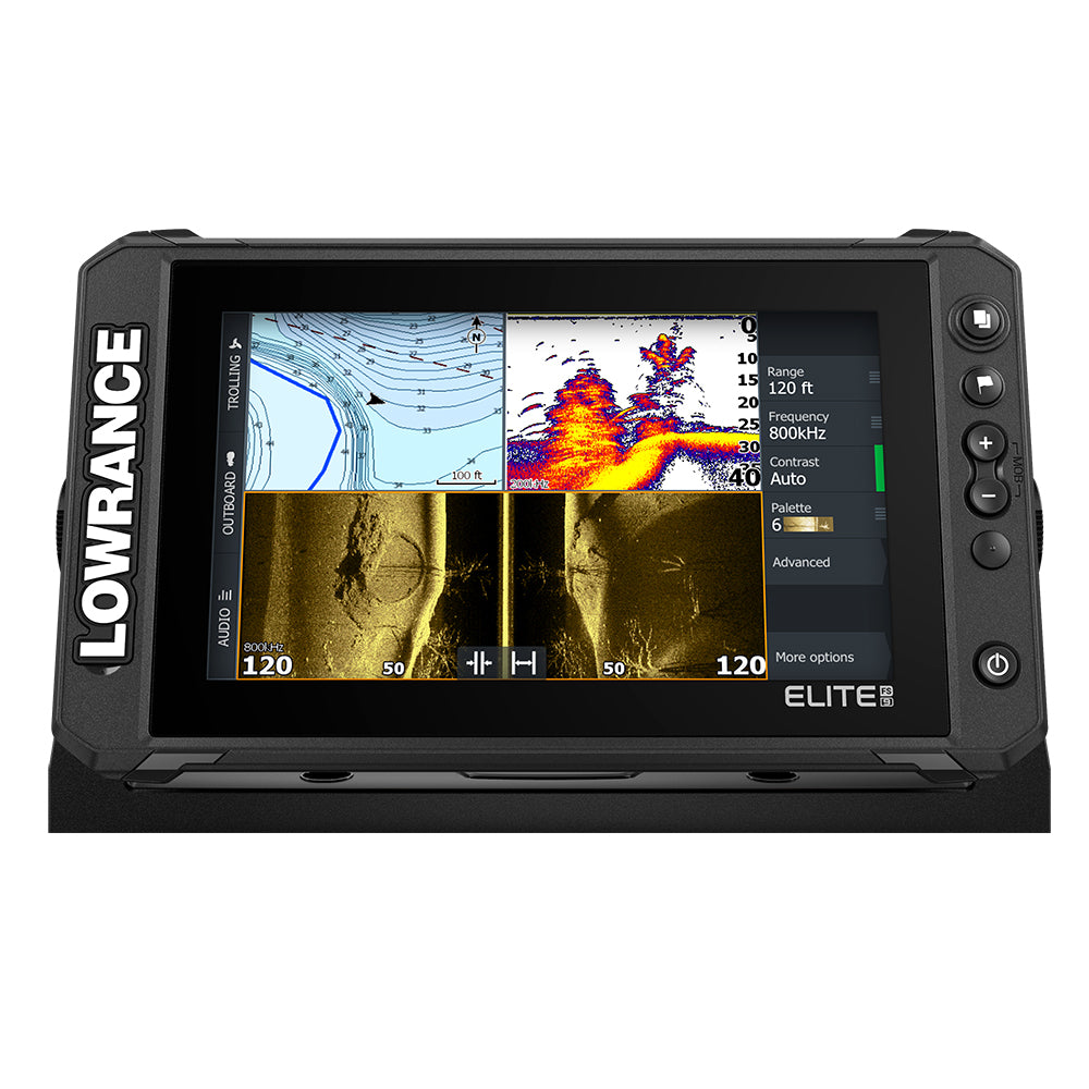 Lowrance Elite FS 9 Chartplotter/Fishfinder with Active Imaging™ 3-in-1 Transom Mount Transducer
