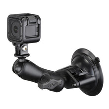 RAM Mount RAM® Twist-Lock™ Suction Cup Mount with Universal Action Camera Adapter