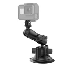 RAM Mount RAM® Twist-Lock™ Suction Cup Mount with Universal Action Camera Adapter