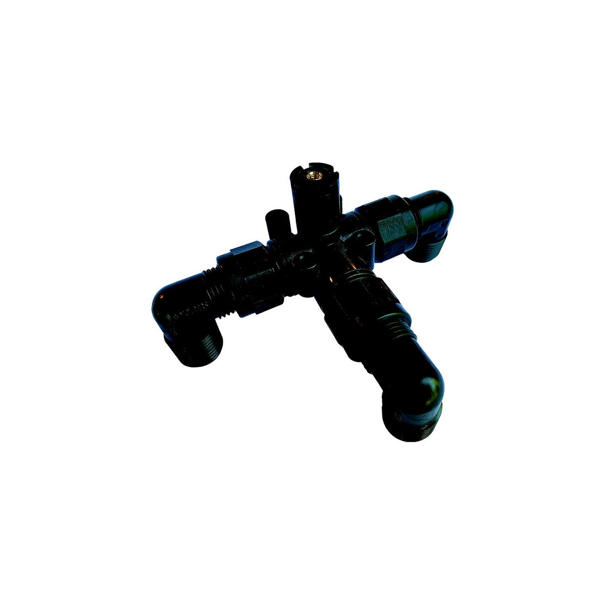 B&B Molders B and B Molders Natulus Panel Fitting, 3-Way Valve Ball, Black