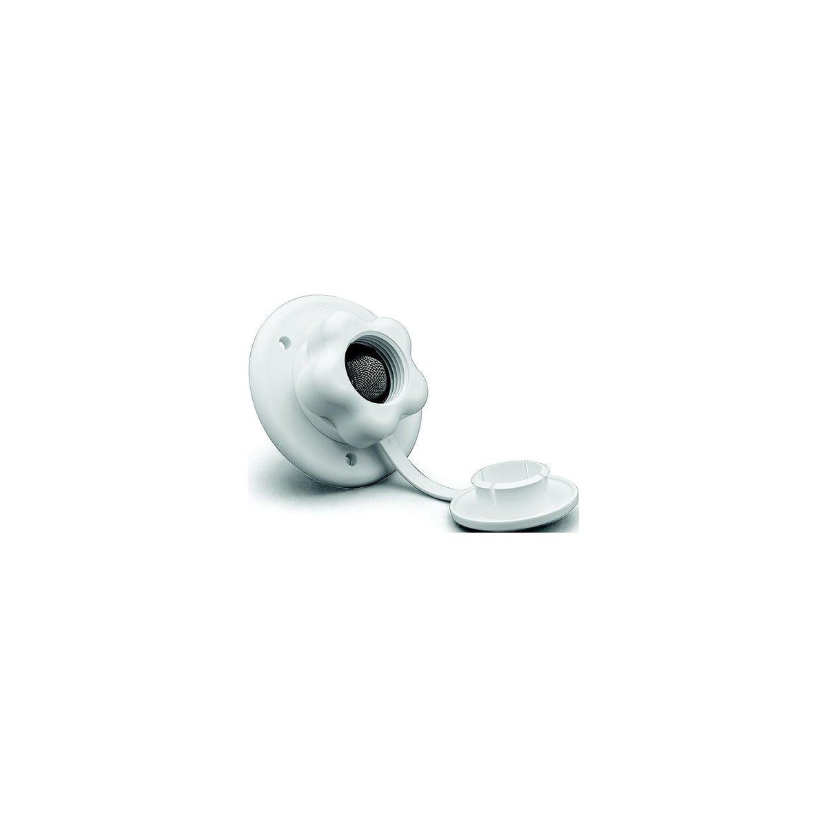 B&B Molders B and B Molders City Water Fill with Brass Check Valve, Polar White