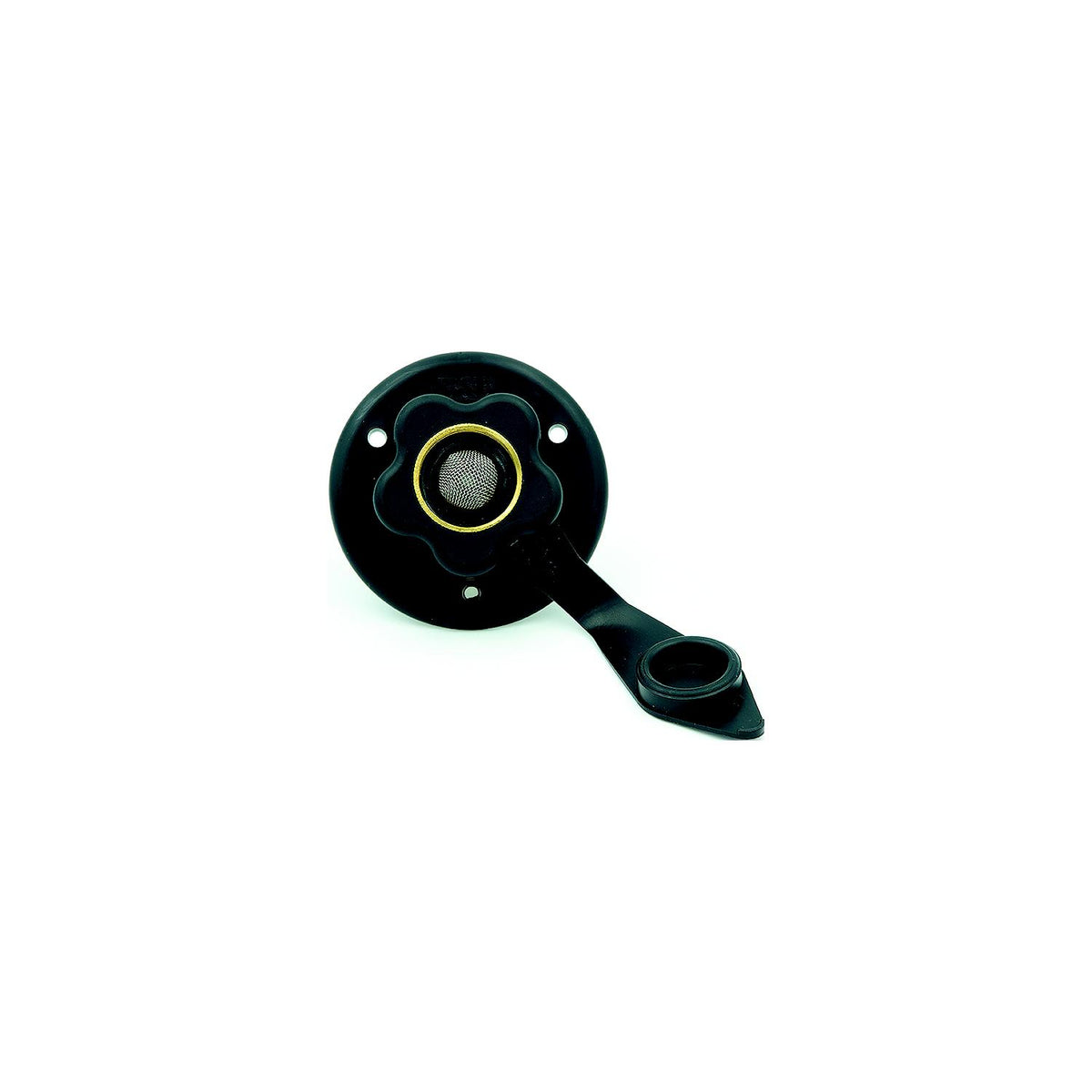 B&B Molders B and B Molders City Water Fill with Brass Check Valve, Black