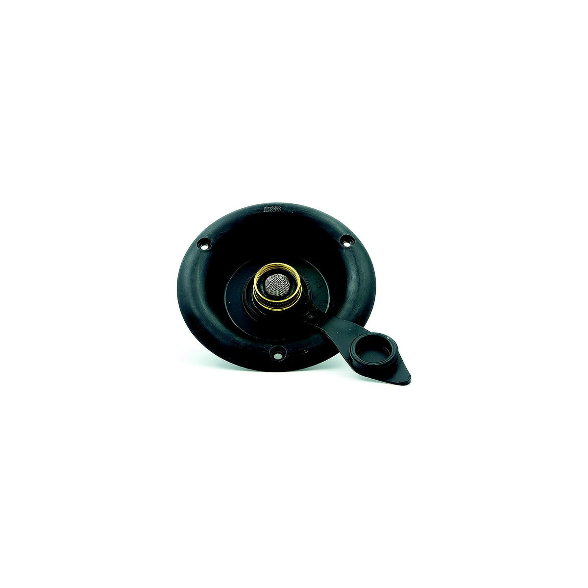 B&B Molders B and B Molders City Water Dish with Brass Check Valve, Black