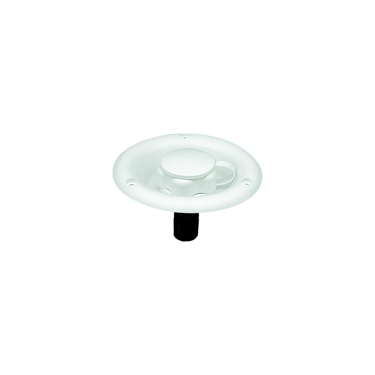 B&B Molders B and B Molders City Water Dish W/ Plastic Check Valve, Polar White
