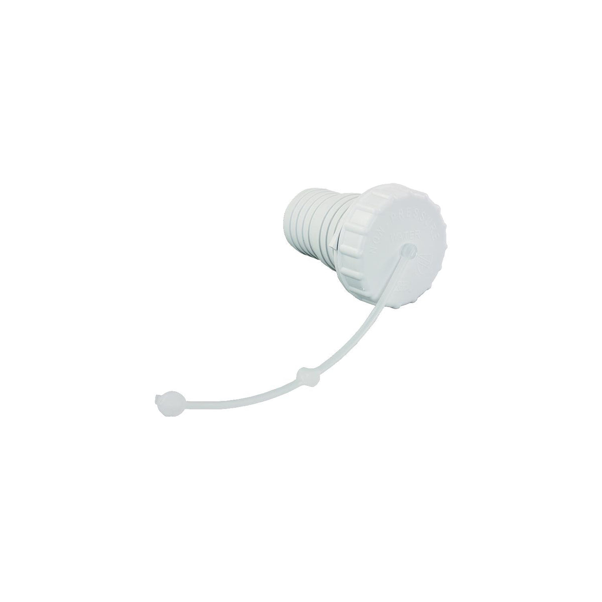 B&B Molders B and B Molders Gravity Water Fill Cap/Strap/Spout, Polar White