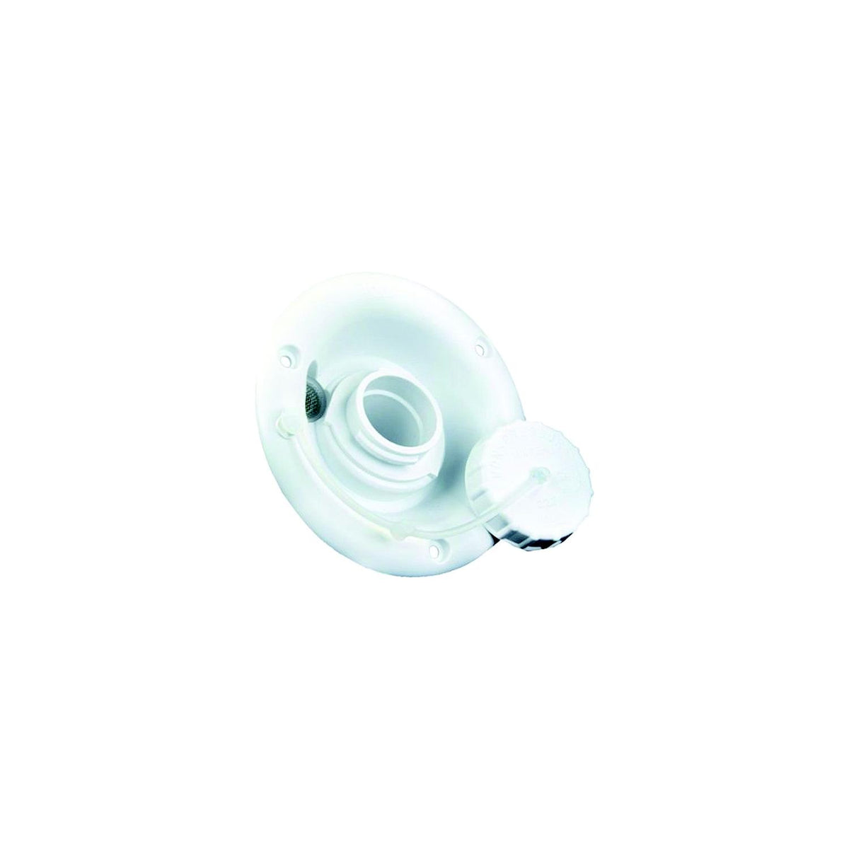 B&B Molders B and B Molders Gravity Water Dish, Polar White