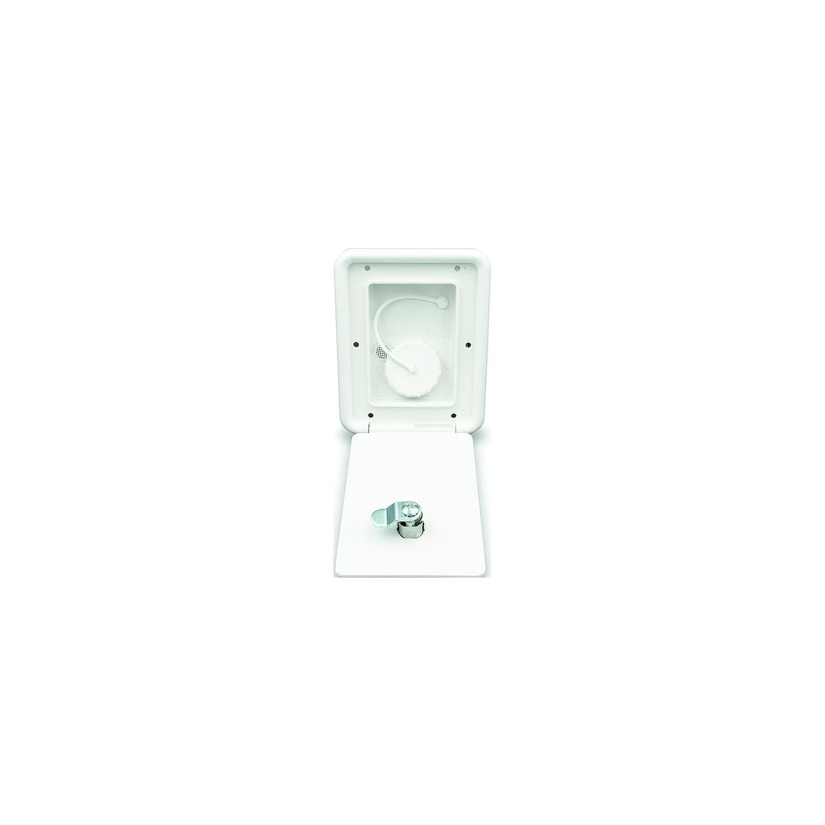B&B Molders B and B Molders Gravity Water Hatch, 4-1/4" W, Polar White