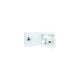 B&B Molders B and B Molders City/Gravity Water Center with Plastic Check Valve, Polar White