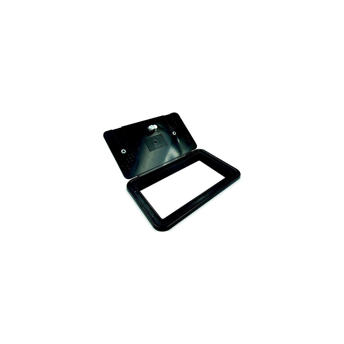 B&B Molders B and B Molders Multi-Purpose Hatch with 2 Vermin Doors, Black