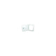 B&B Molders B and B Molders Square Electric Cable Hatch, Large with Open Back and Key Lock, Polar White