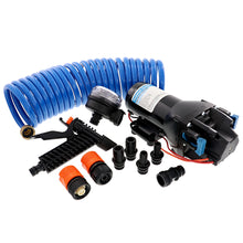 Jabsco HotShot HD4 Heavy Duty Washdown Pump with 25' HoseCoil - 12V - 4 GPM - 60 PSI