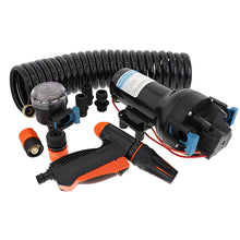 Jabsco HotShot HD6 Heavy Duty Washdown Pump with 25' HoseCoil - 12V - 6 GPM - 70 PSI