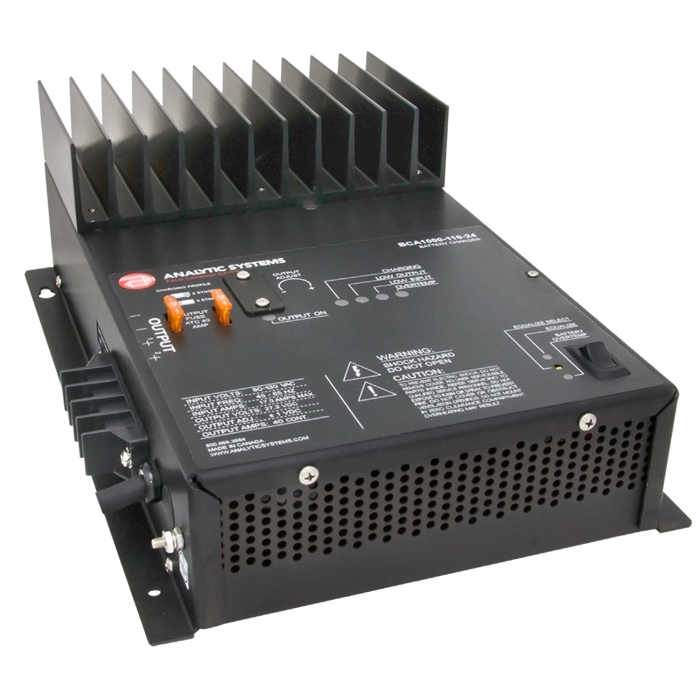 Analytic Systems AC Charger 2-Bank 30A 32V Out/110V In with Digital Volt/Amp Meter