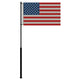 Mate Series Flag Pole - 36" with USA Flag
