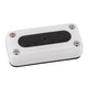 Seaview Cable Seal with Cover - White Powder Coated Stainless Steel for Wire Up to 10.6mm/0.5"
