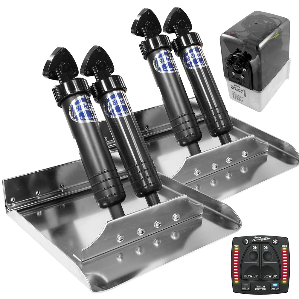 Bennett Marine 12x12 Sport Tab System with One Box Indication