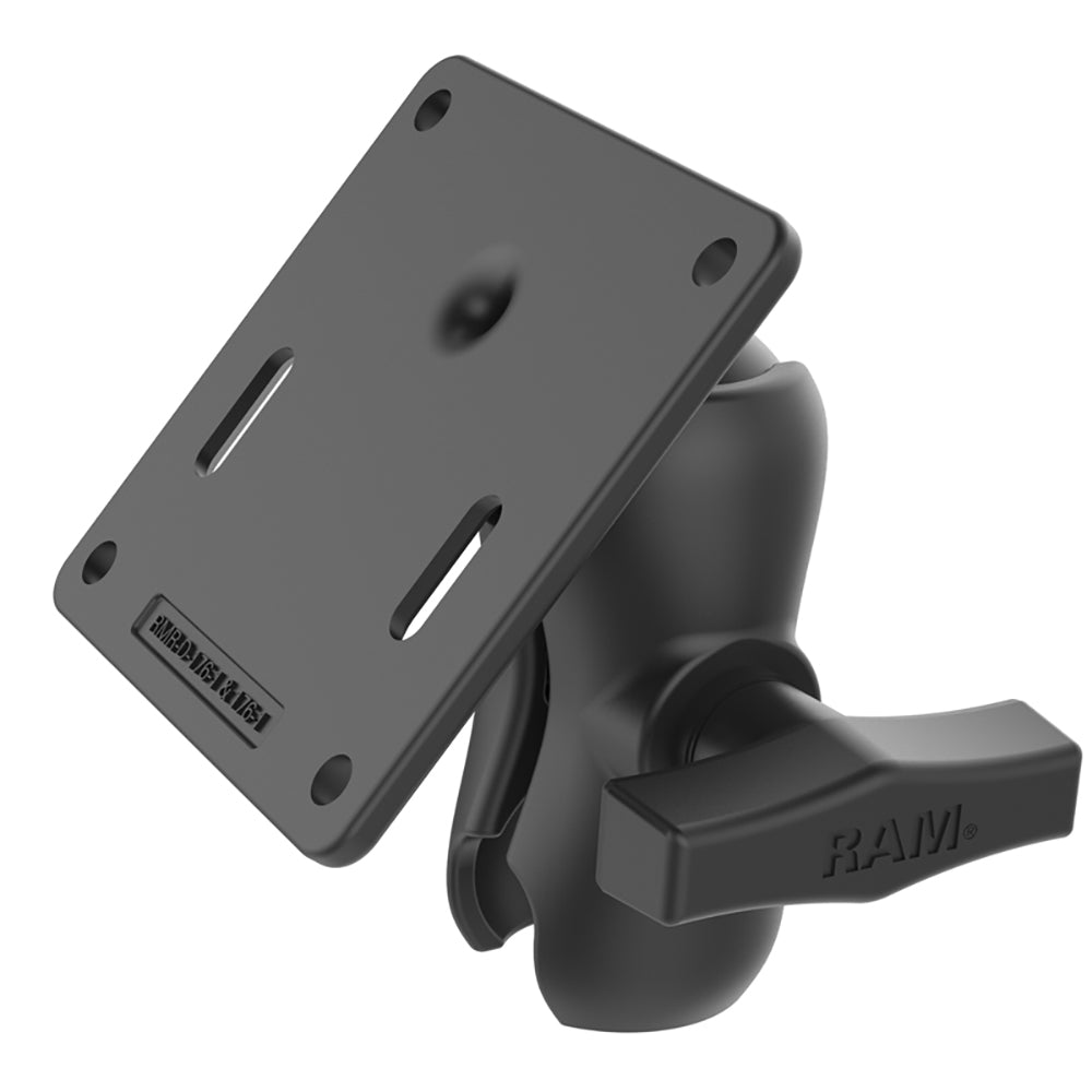 RAM Mount RAM® Double Socket Arm with 75x75mm VESA Plate