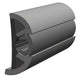 TACO SuproFlex Rub Rail Kit Gray with Gray Insert - 2"H x 29/32"W x 80'L