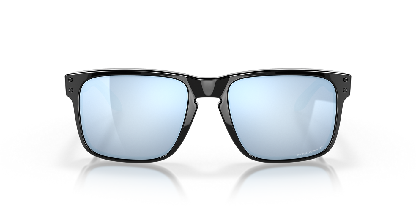 Oakley Holbrook Polished Black Prizm Deep Water Polarized