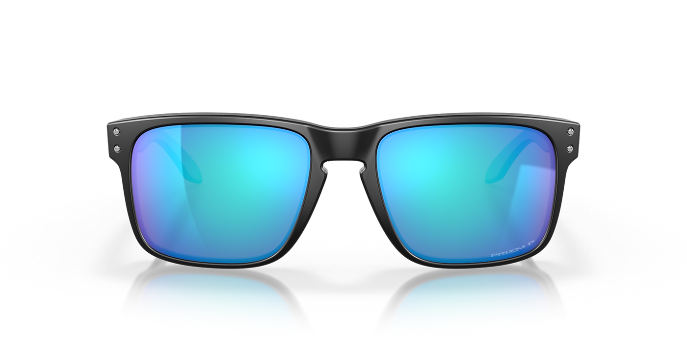Oakley Holbrook Matte Black Prizm Sapphire Iridium Polarized
