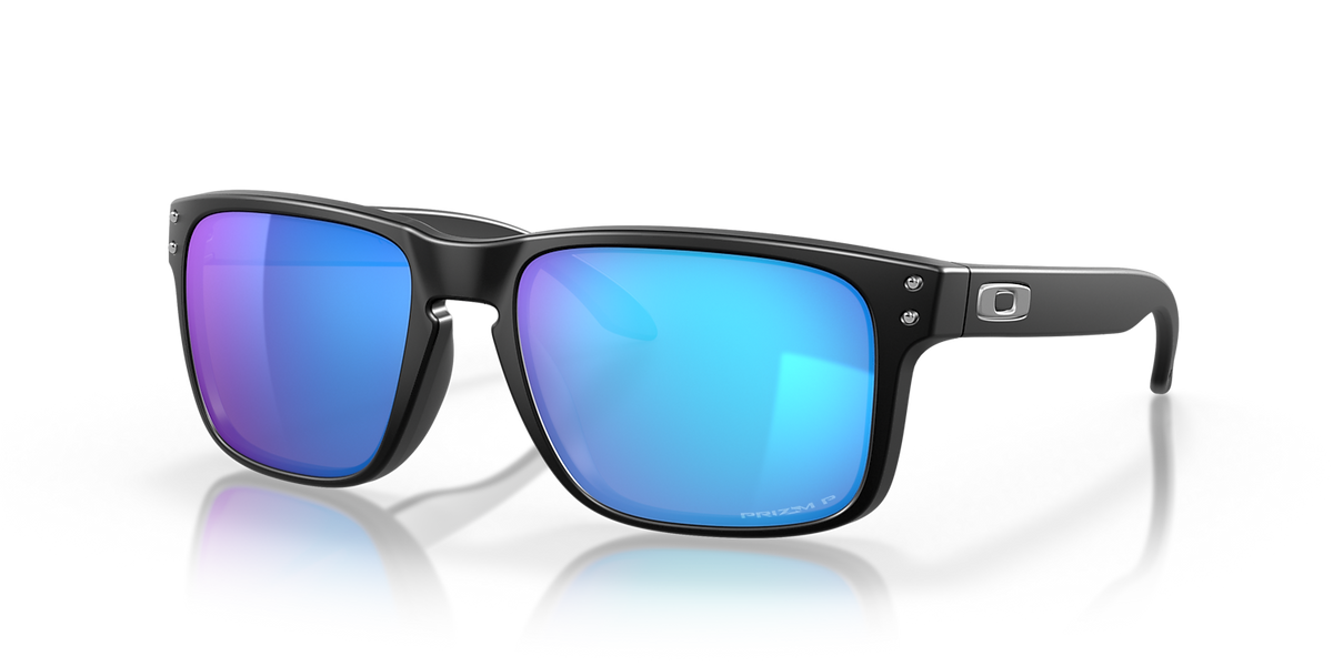 Oakley Holbrook Matte Black Prizm Sapphire Iridium Polarized