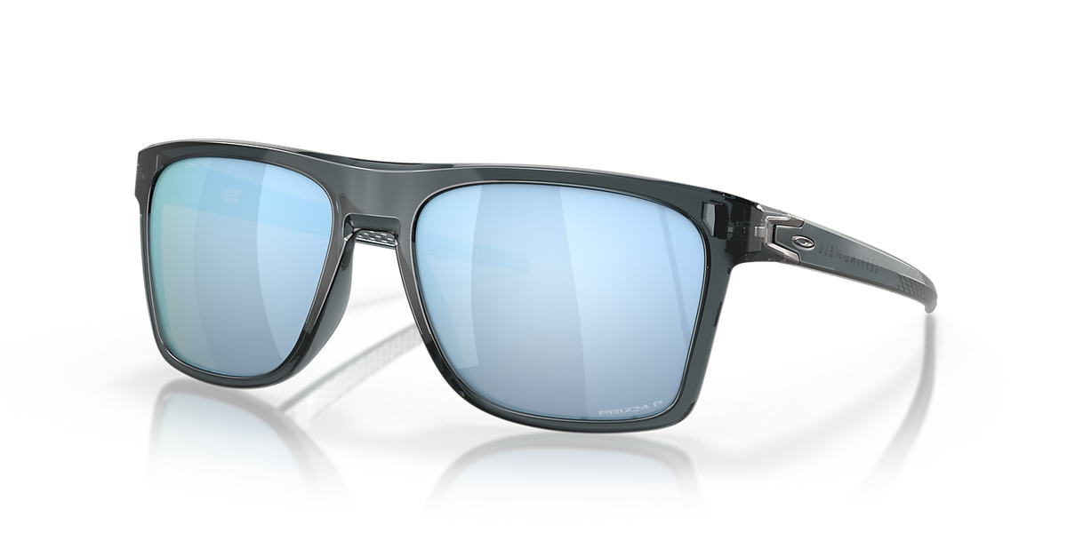 Oakley Leffingwell Crystal Black Prizm Deep Water Polarized