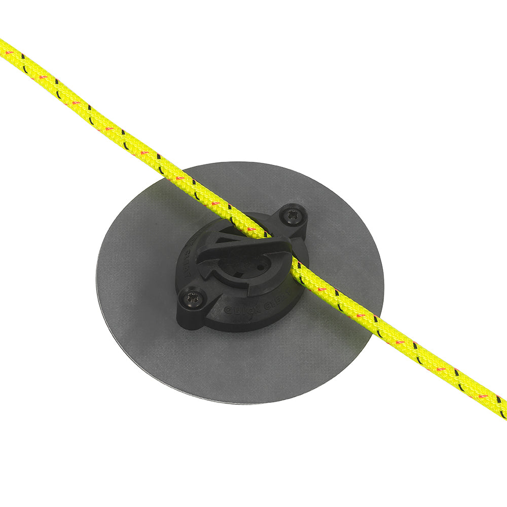 Barton Marine Quick Cleat - On a Patch for Inflatables - 1/4"