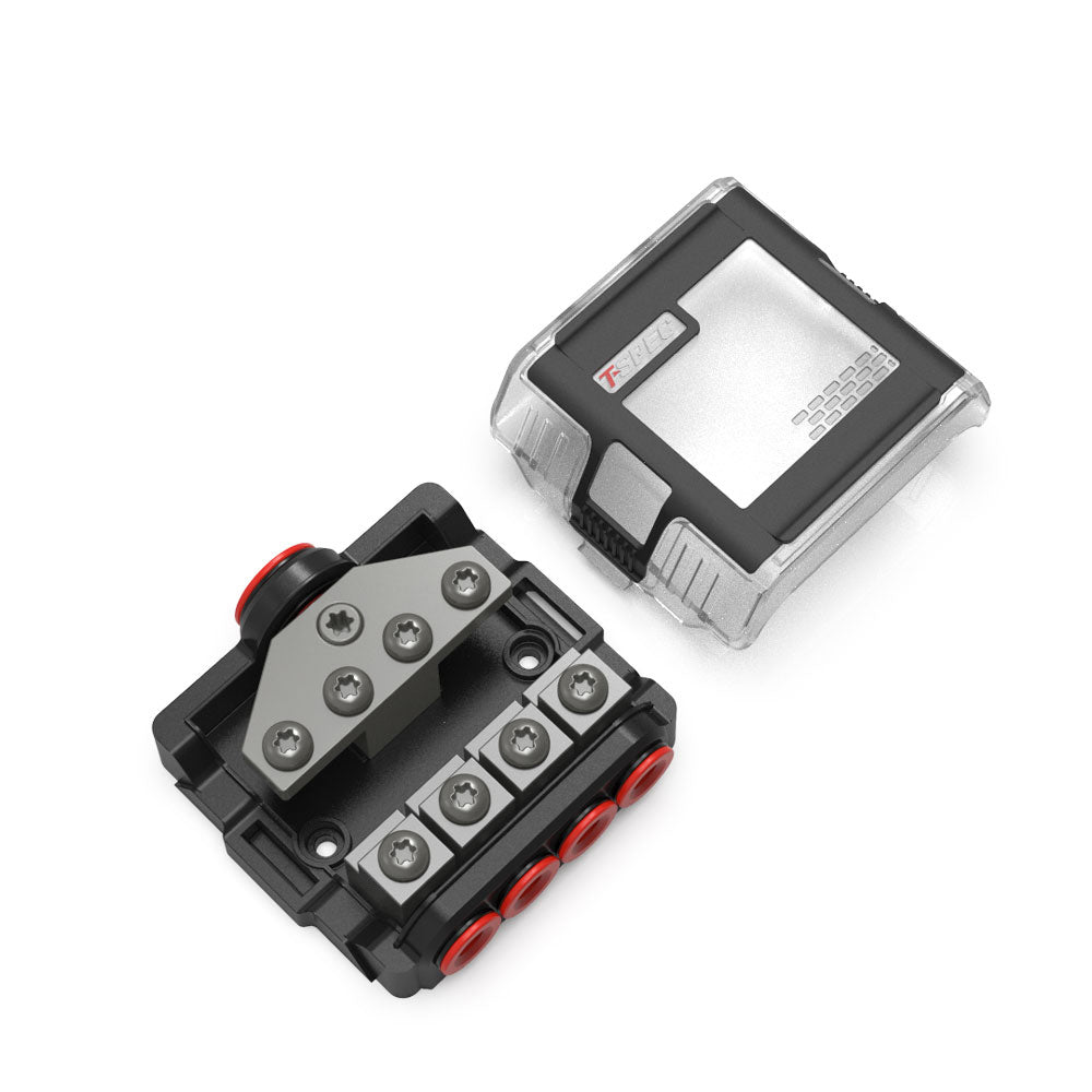 T-Spec VFDB4 MANL 4 Position Distribution Block with Cover