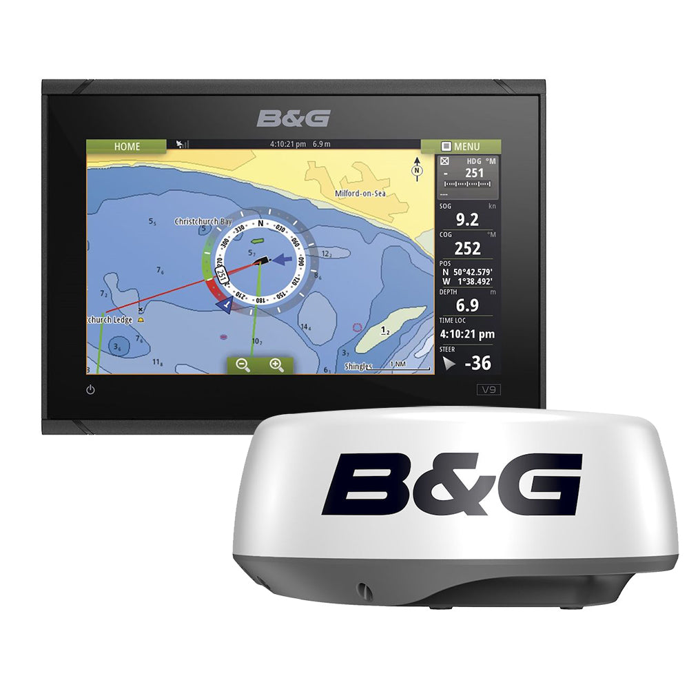 B&G Vulcan 9 Radar Bundle with HALO20 Radar