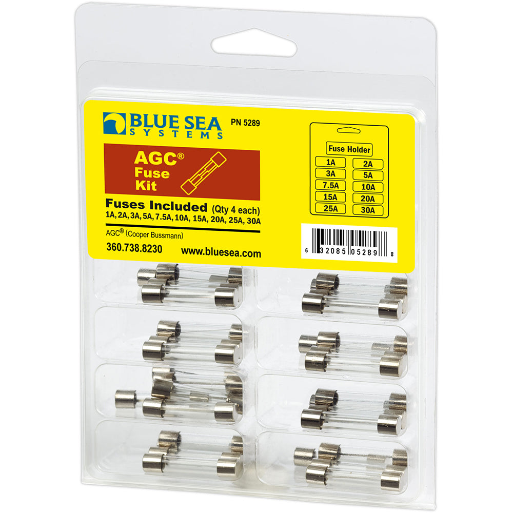 Blue Sea Systems 5289 AGC Fuse Kit - 41-Piece
