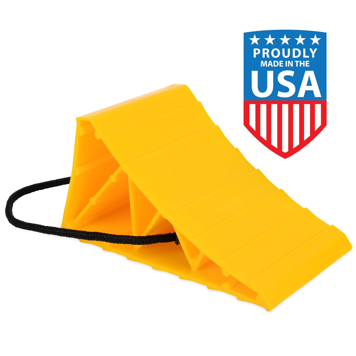 Camco - Wheel Chock W/ Rope