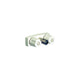 Valterra Phoenix PF213246 White Finish Two Handle RV Shower Faucet with Quick Connect Fitting
