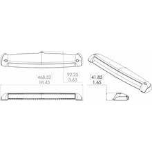 Lumitec Razor Light Bar - Spot - White Housing with Inverted Logo Flush Mount