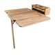 Whitecap Cockpit Table with Folding Leaves & 4 Cupholders - Teak