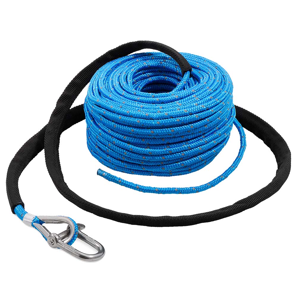 TRAC Outdoors Anchor Rope - 3/16" x 100' with SS Shackle