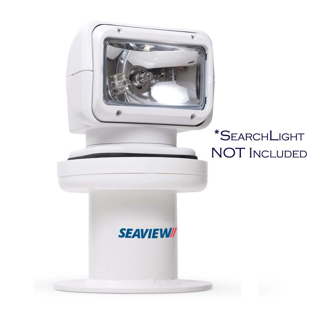 Seaview 6.38" Vertical Searchlight & Thermal Camera Mount with 8" Round Base Plate
