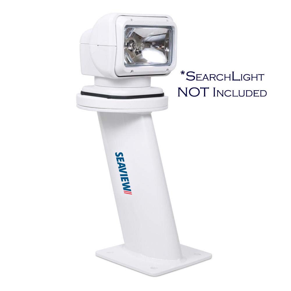 Seaview 12" AFT Leaning Mount for Searchlights & Thermal Cameras with 7" x 7" Base Plate