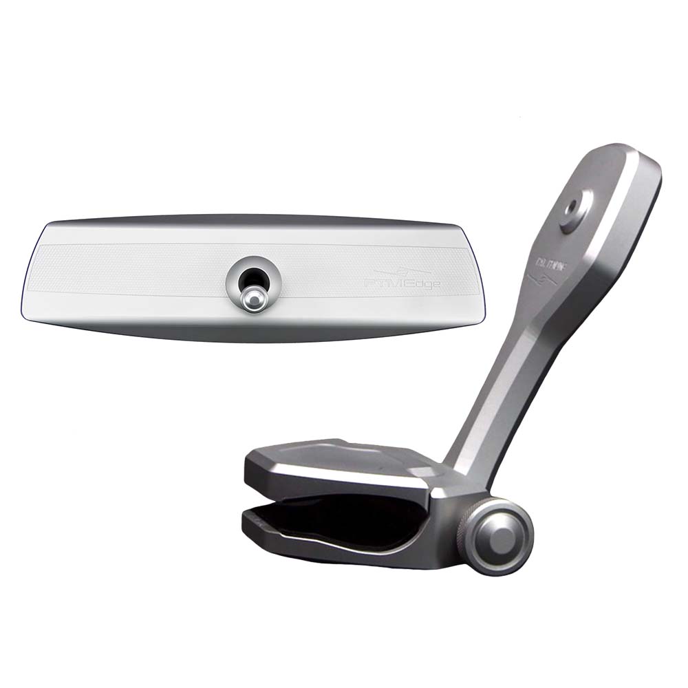 PTM Watersports Mirror/Bracket Kit with VR-140 Elite Mirror & ZXR-320 (Silver)
