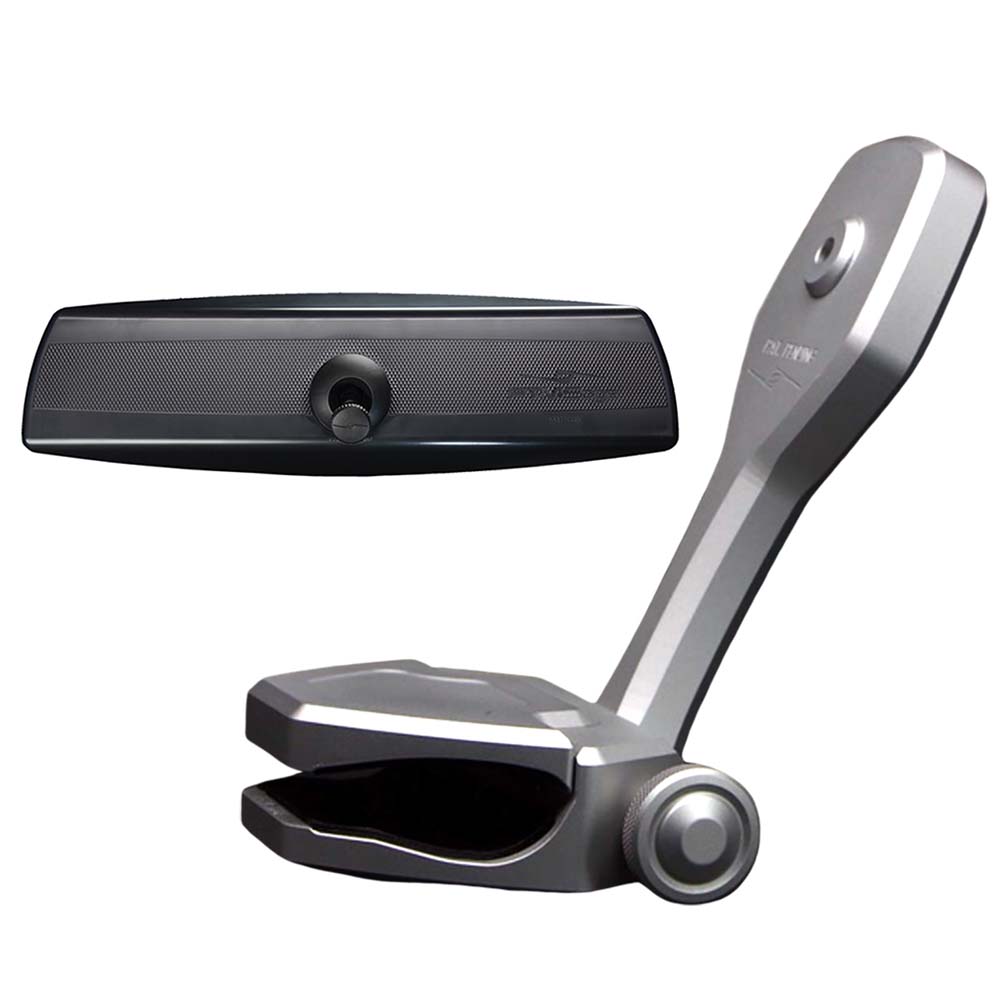 PTM Watersports Mirror/Bracket Kit with VR-140 PRO Mirror & ZXR-320 (Silver)