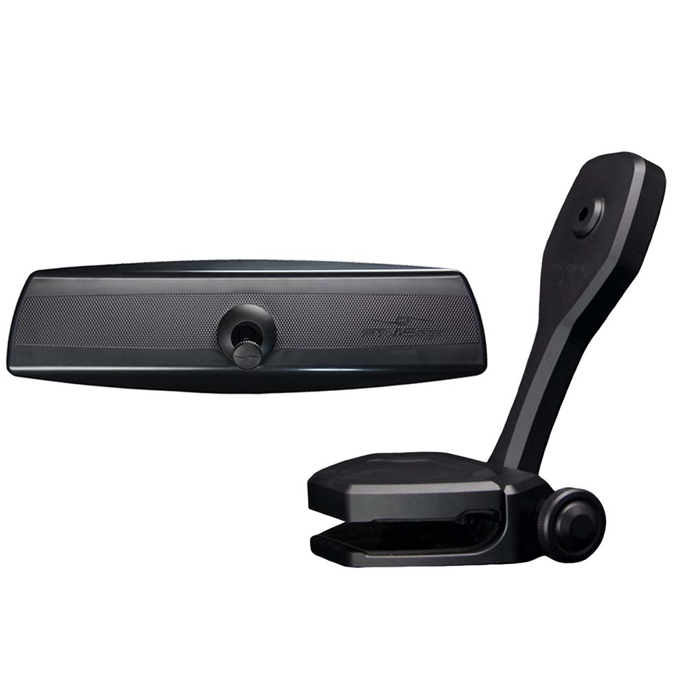 PTM Watersports Mirror/Bracket Kit with VR-140 PRO Mirror & ZXR-360 (Black)