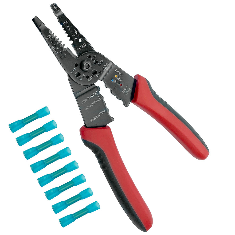 T-H Marine Heat Shrink Kit with 6-In-1 Wire Tool & Connectors