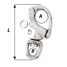 Wichard 2-3/4" Snap Shackle with Swivel Eye - 80mm