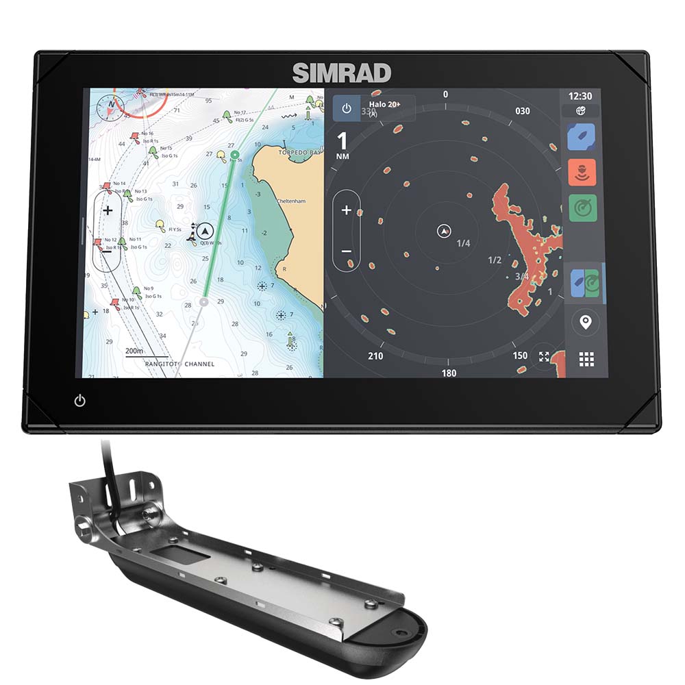 Simrad NSX™ 3009 9" Combo Chartplotter & Fishfinder with Active Imaging™ 3-in-1 Transducer