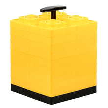 Camco FasTen Leveling Blocks with T-Handle - 2x2 - Yellow *10-Pack